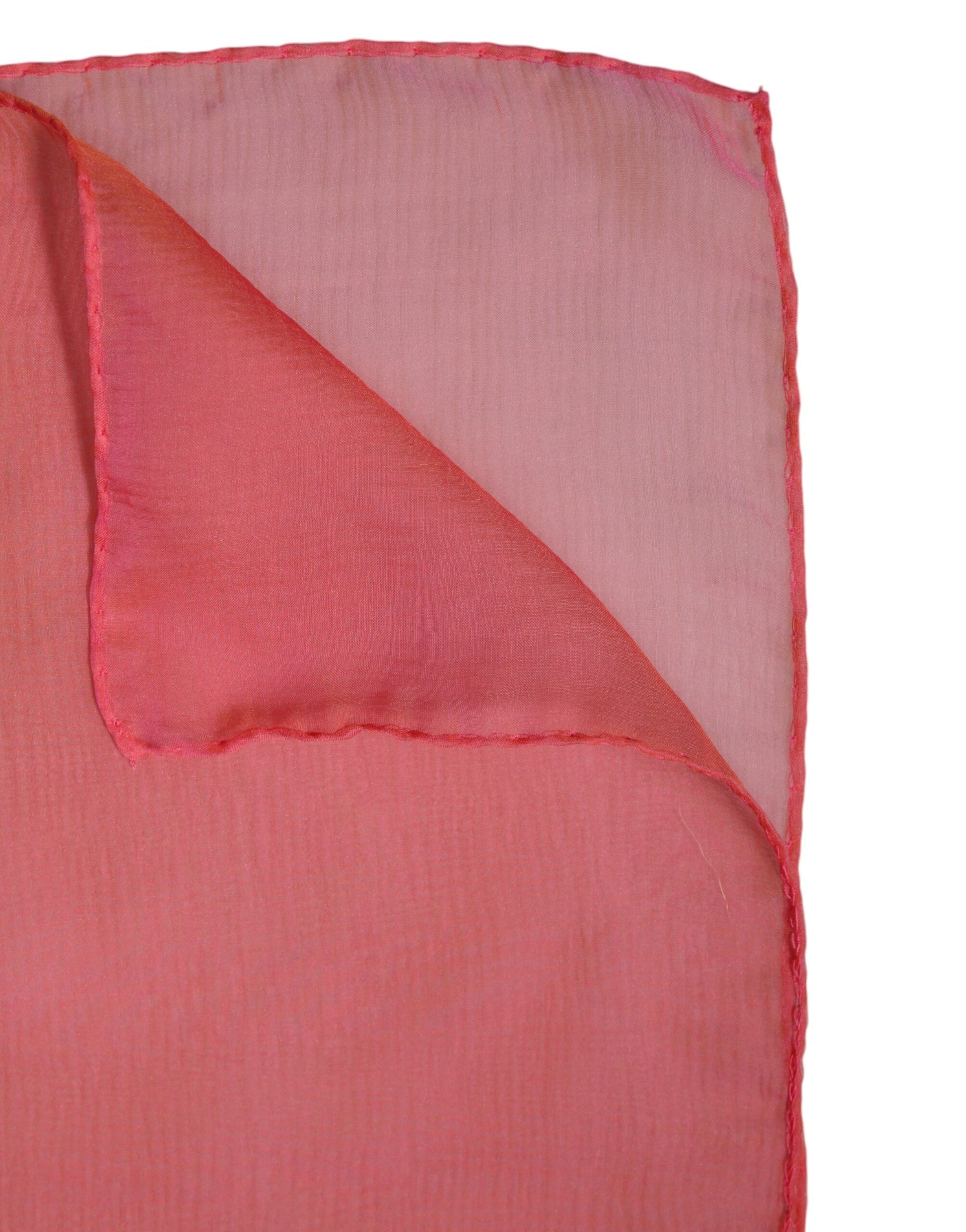 Dolce & Gabbana Pink Silk Rectangle Women Wrap Shawl Scarf - ACCEXO