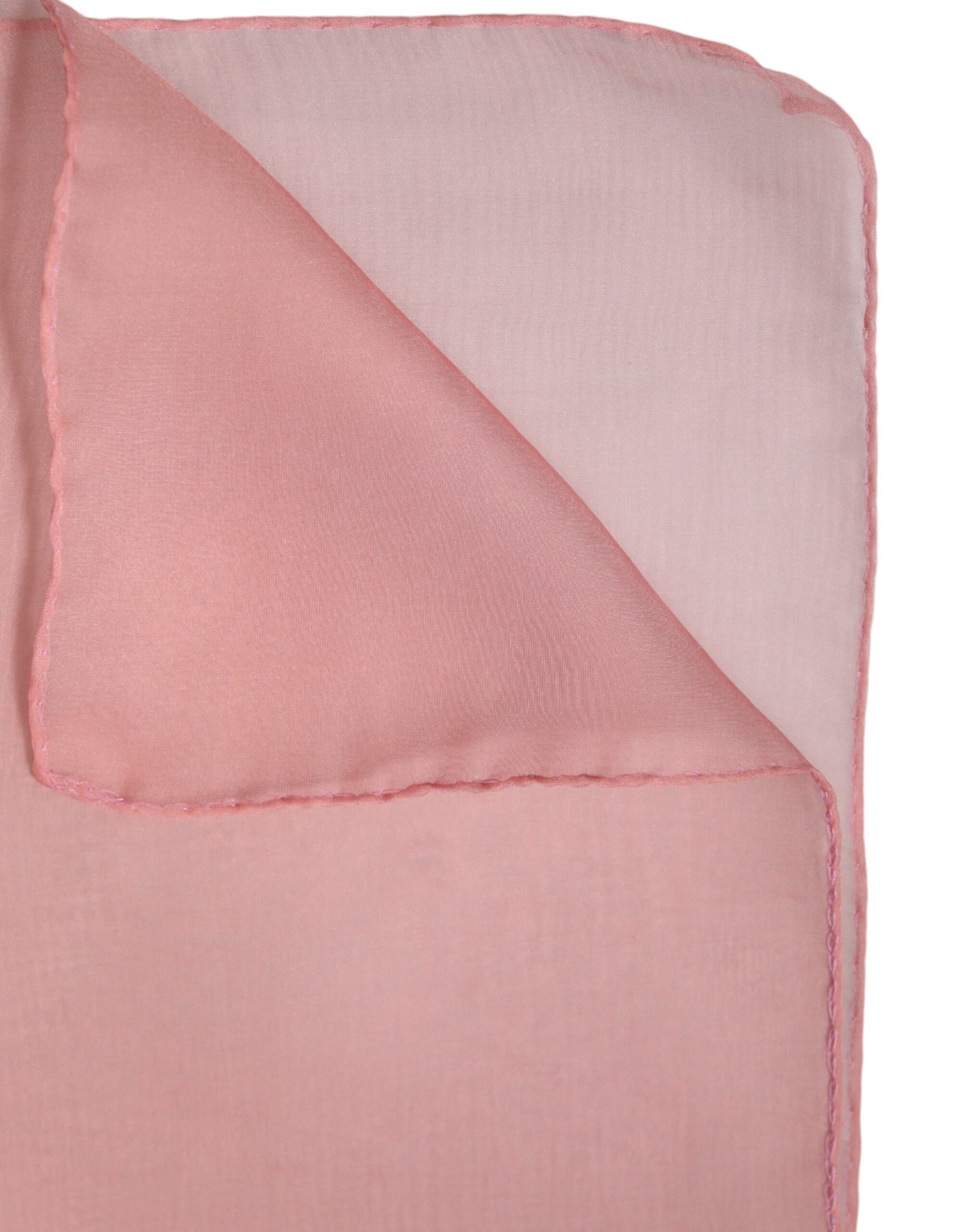 Dolce & Gabbana Pink Silk Rectangle Women Wrap Shawl Scarf - ACCEXO