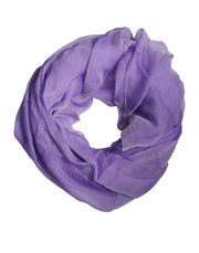 Dolce & Gabbana Purple Silk Rectangle Wrap Shawl Scarf - ACCEXO
