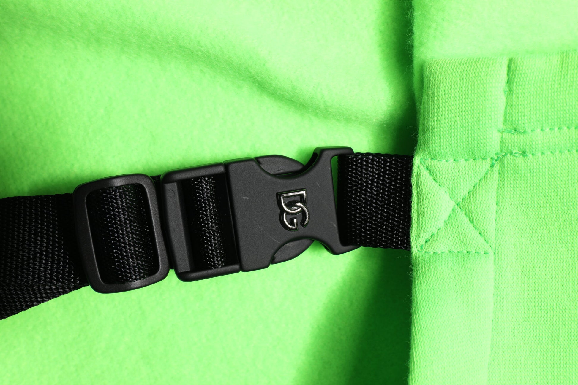 Dolce & Gabbana Green Polyester Hooded Sportswear Vest Sweater - ACCEXO