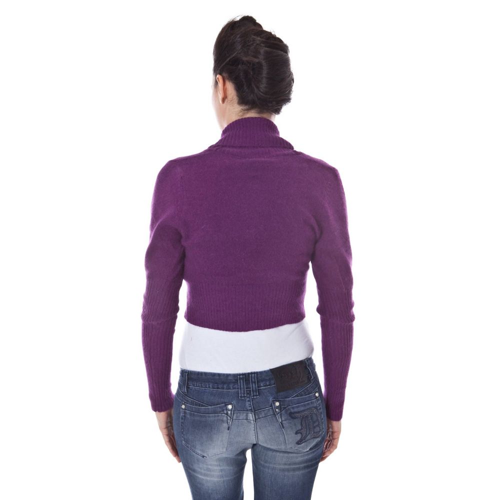 Datch Purple Wool Sweater - ACCEXO