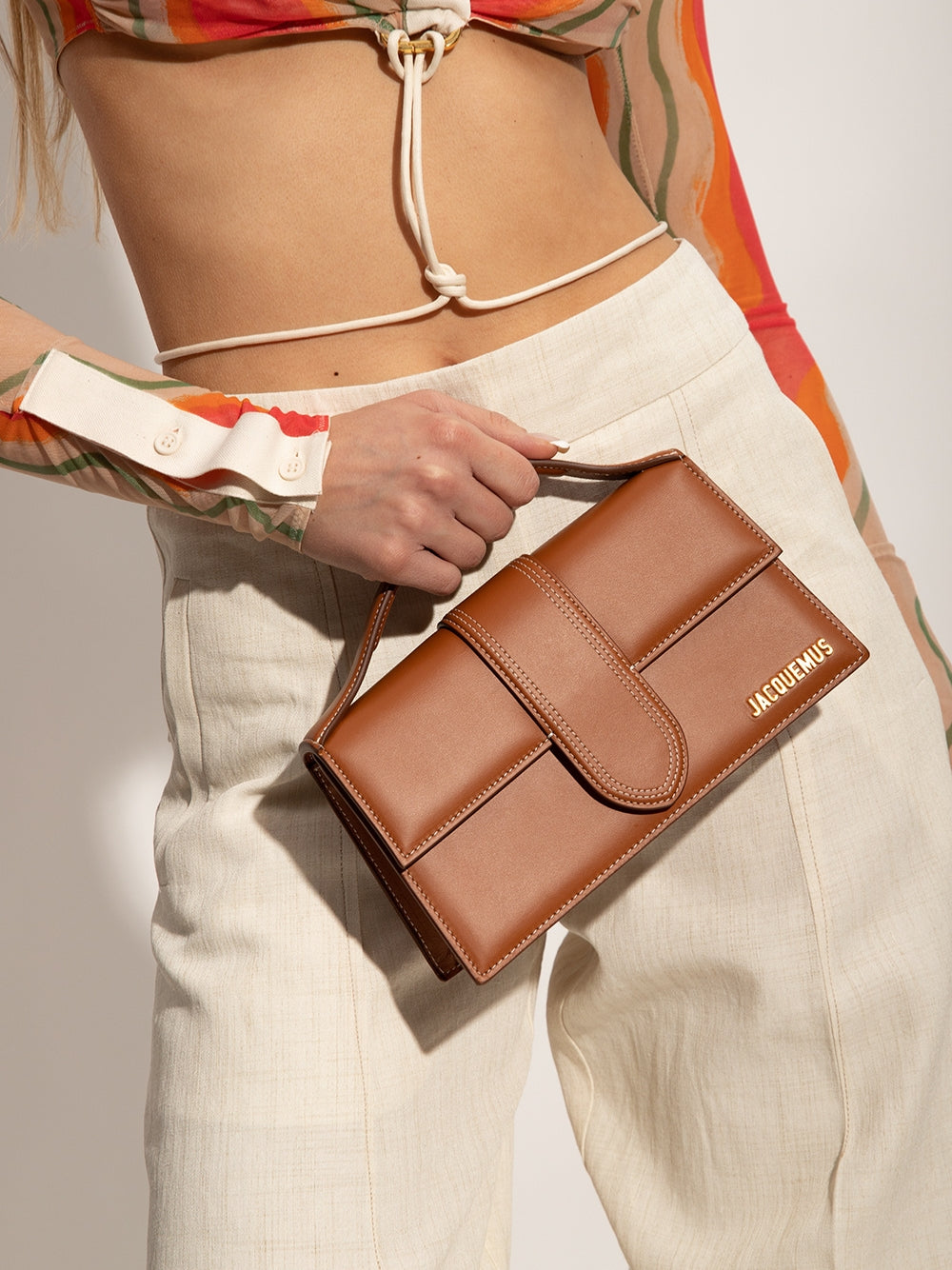 Jacquemus Le Grand Bambino Light Brown Bag - ACCEXO