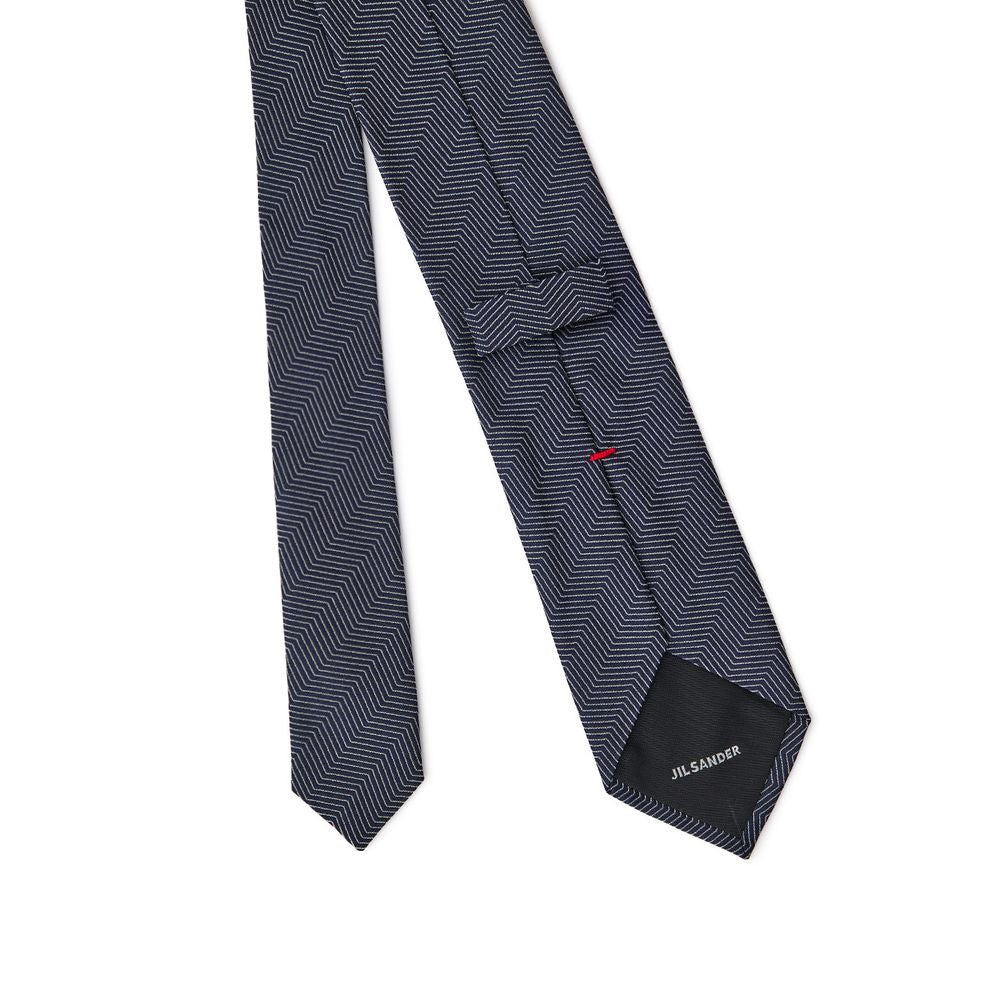Jil Sander Blue Silk Ties & Bowty - ACCEXO
