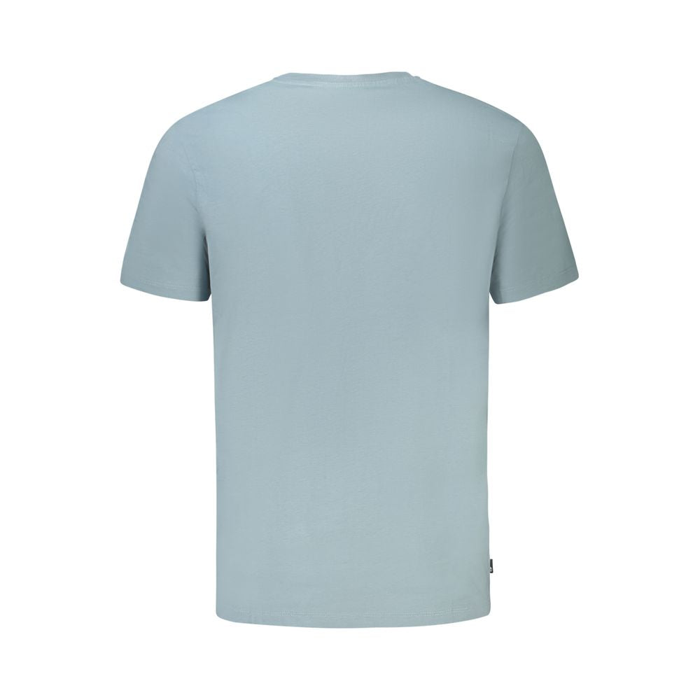 Timberland Light Blue Organic Cotton Men T-Shirt - ACCEXO