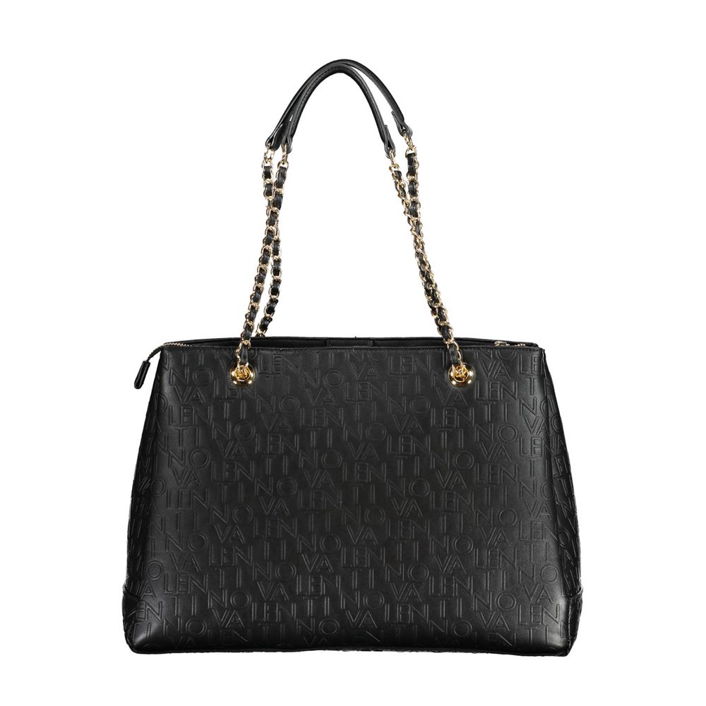 Mario Valentino Black Polyethylene Women Handbag - ACCEXO