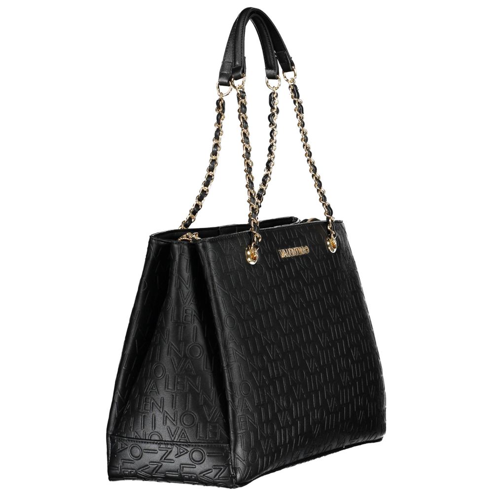 Mario Valentino Black Polyethylene Women Handbag - ACCEXO
