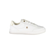 Tommy Hilfiger White Leather Women Sneaker