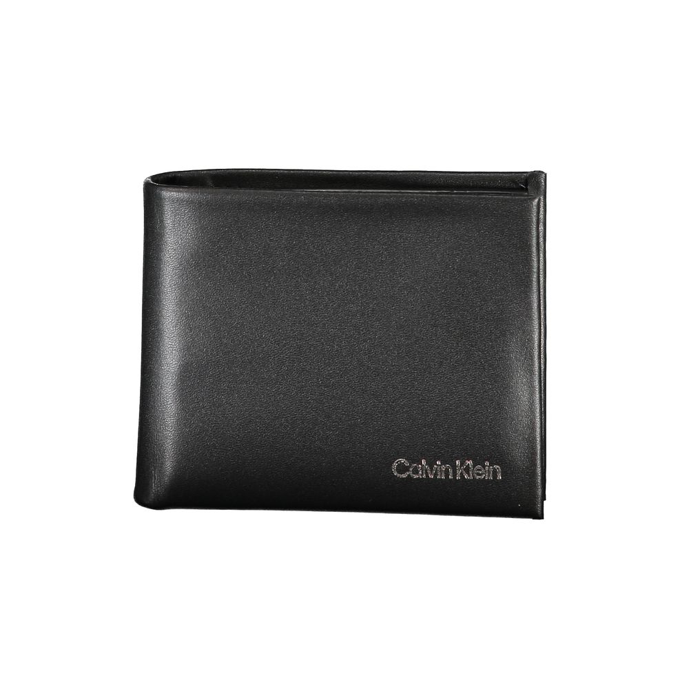 Calvin Klein Black Polyester Men Wallet