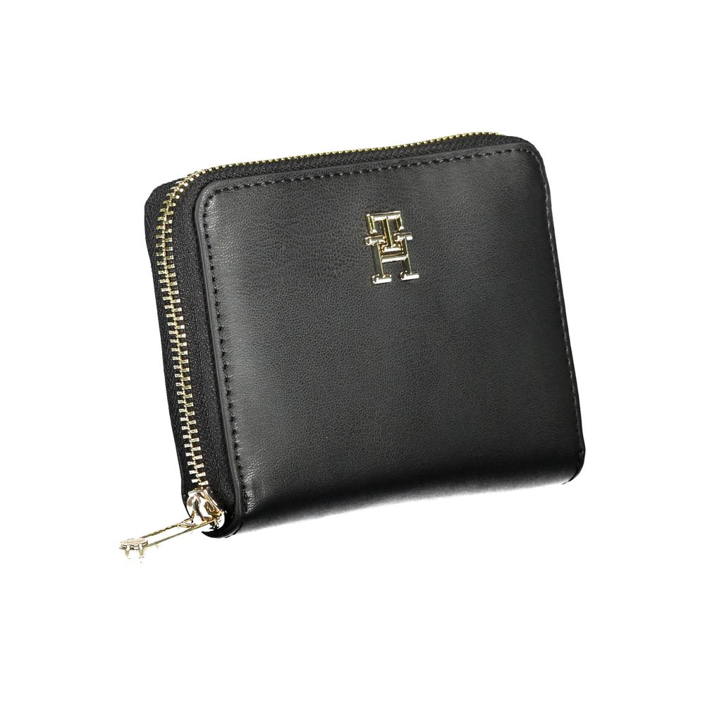 Tommy Hilfiger Black Polyethylene Wallet - ACCEXO