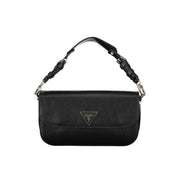 Guess Jeans Black Polyethylene Handbag - ACCEXO