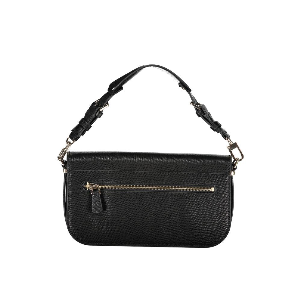 Guess Jeans Black Polyethylene Handbag - ACCEXO