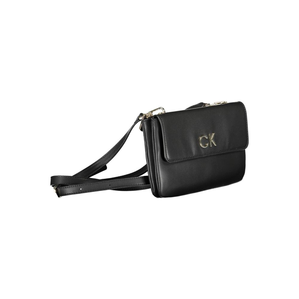 Calvin Klein Black Polyester Handbag - ACCEXO