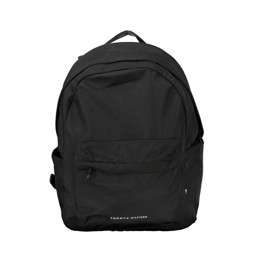 Tommy Hilfiger Black Polyester Backpack - ACCEXO