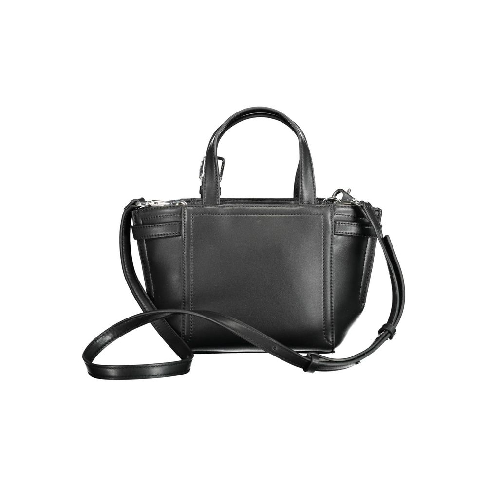 Calvin Klein Black Polyester Handbag - ACCEXO