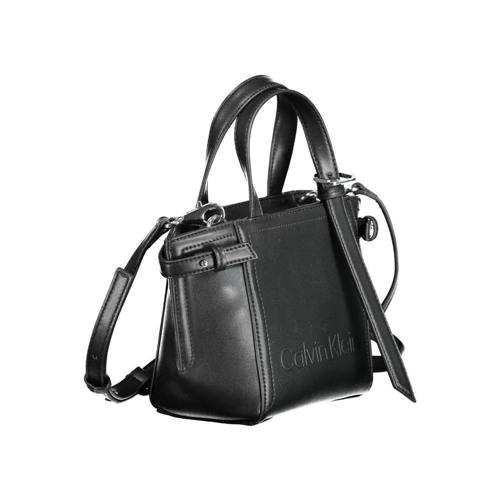 Calvin Klein Black Polyester Handbag - ACCEXO