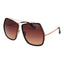 Max Mara Brown Metal Sunglasses