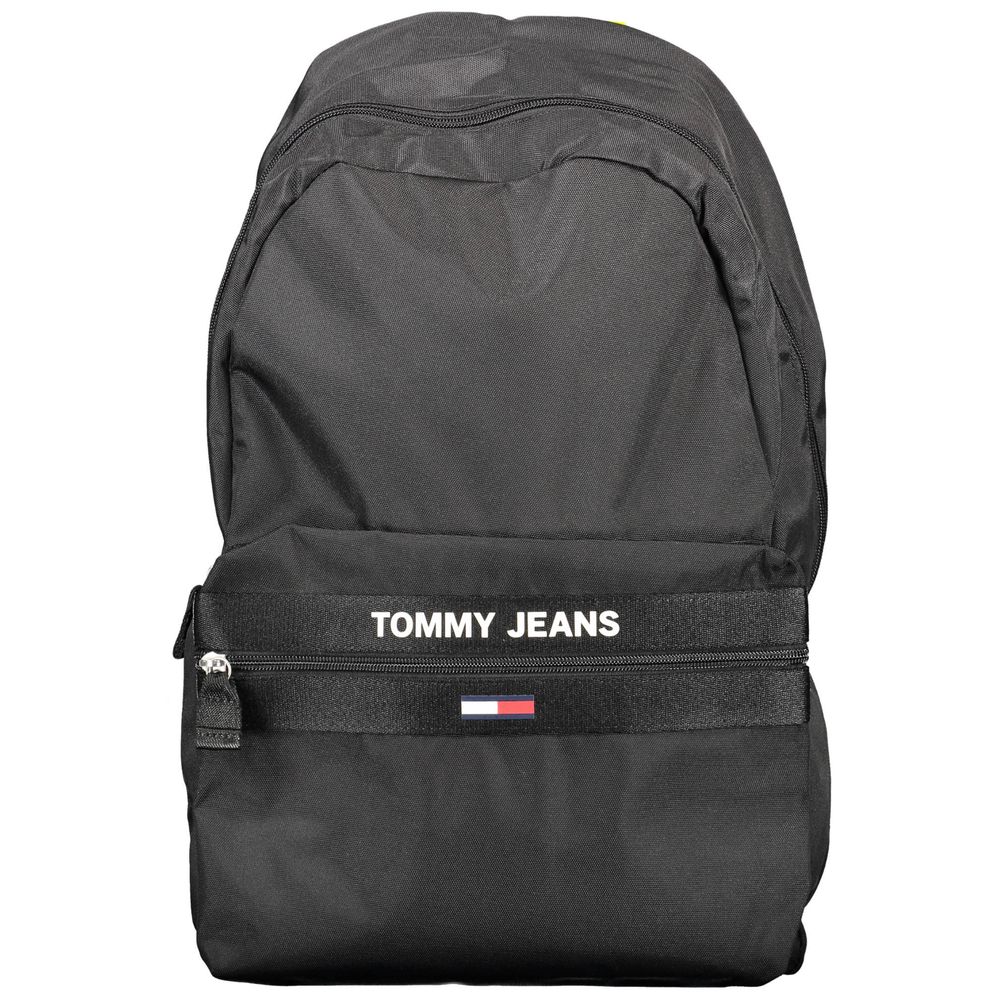 Tommy Hilfiger Black Polyester Backpack - ACCEXO