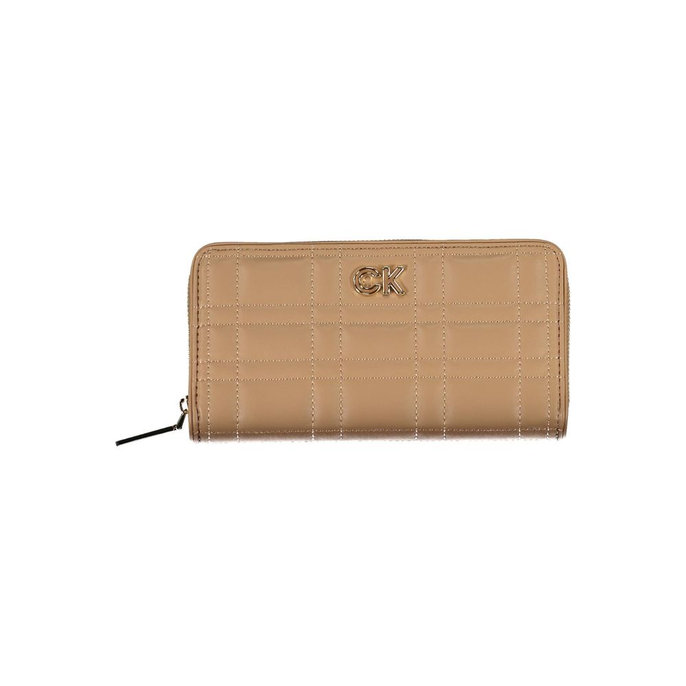 Calvin Klein Beige Polyester Wallet - ACCEXO