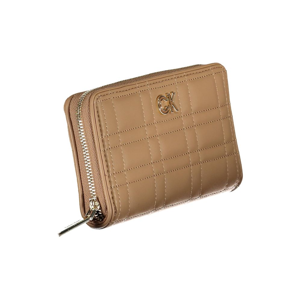 Calvin Klein Beige Polyester Wallet - ACCEXO