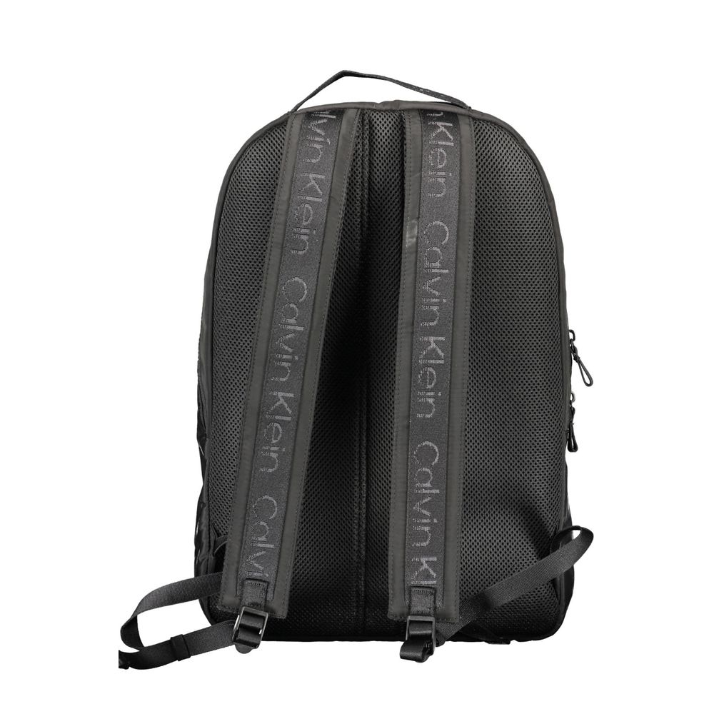Calvin Klein Black Polyester Backpack - ACCEXO