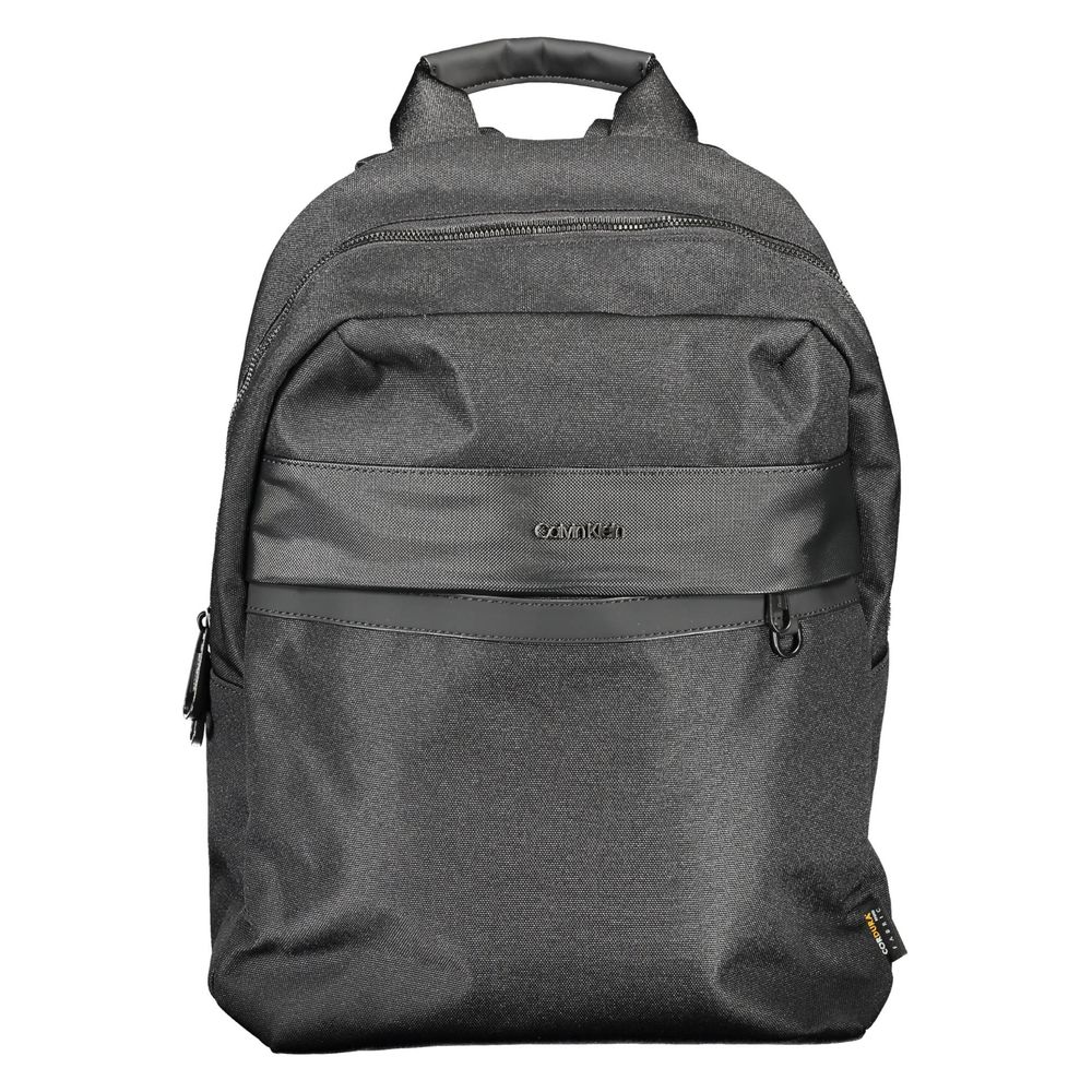 Calvin Klein Black Polyester Backpack - ACCEXO