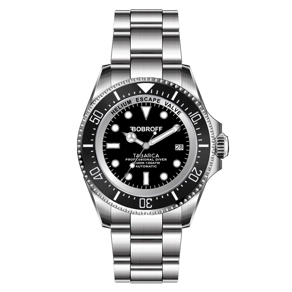 Bobroff Gray Stainless Steel Watch - ACCEXO