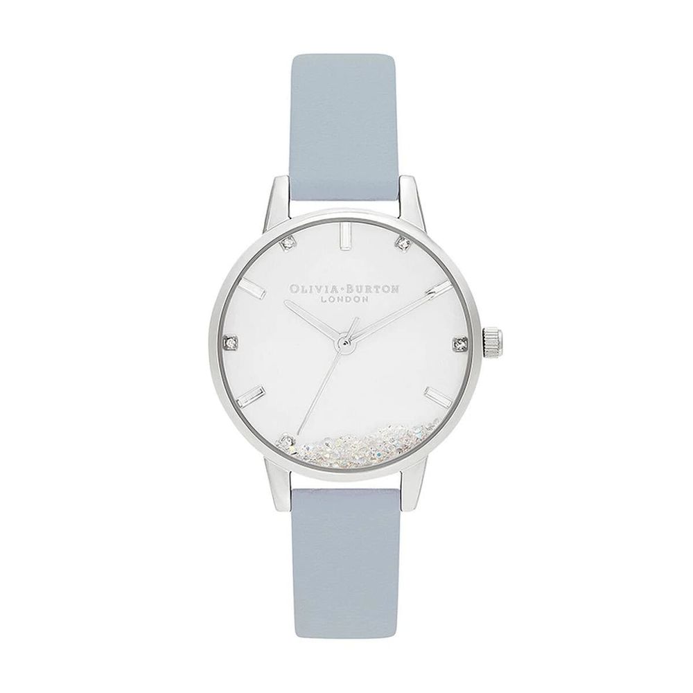 Olivia Burton Blue Artificial Leather Watch - ACCEXO