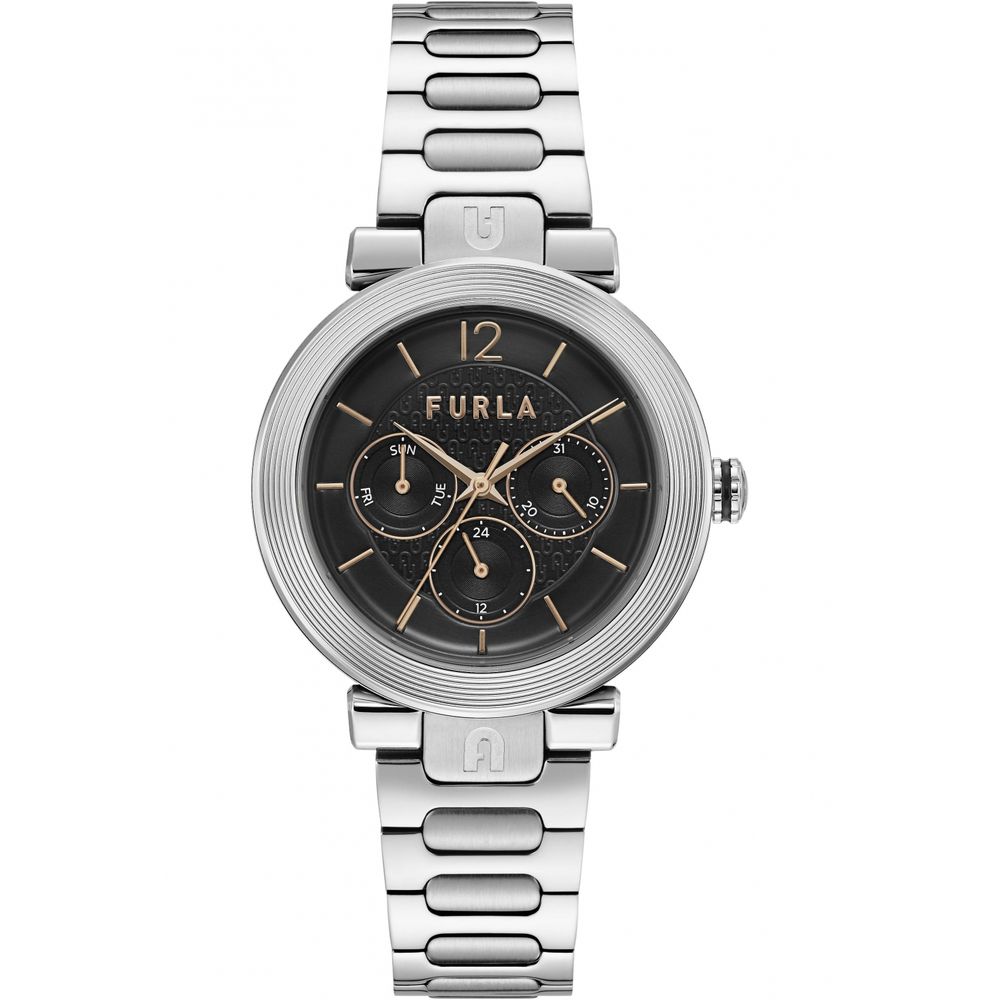 Furla Gray Stainless Steel Watch - ACCEXO