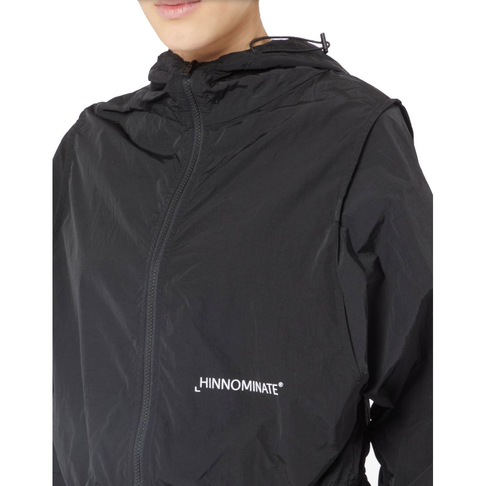 Hinnominate Black Nylon Jackets & Coat - ACCEXO