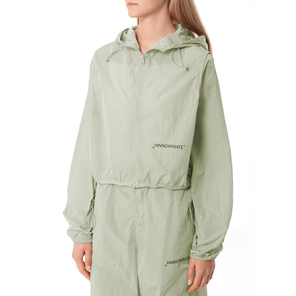 Hinnominate Green Nylon Jackets & Coat - ACCEXO