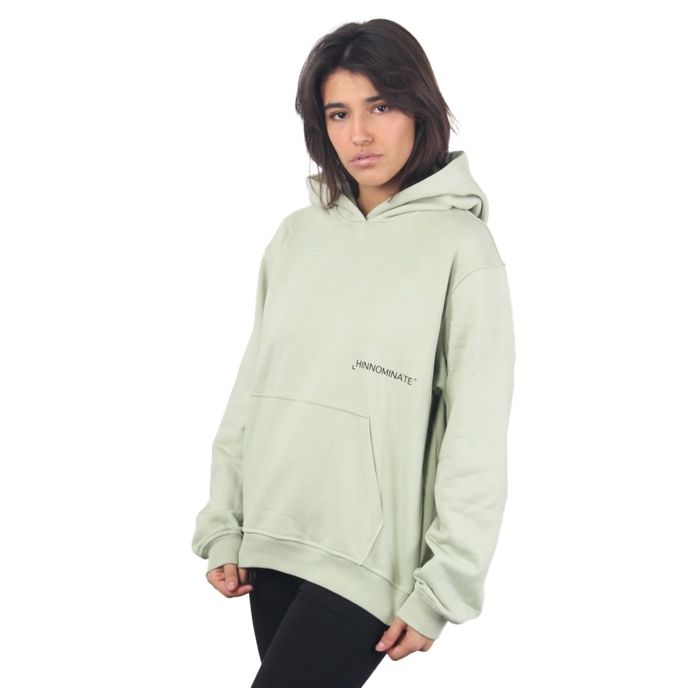 Hinnominate Green Cotton Sweater - ACCEXO