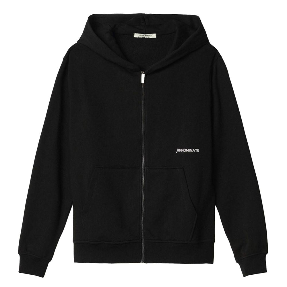 Hinnominate Black Cotton Sweater - ACCEXO