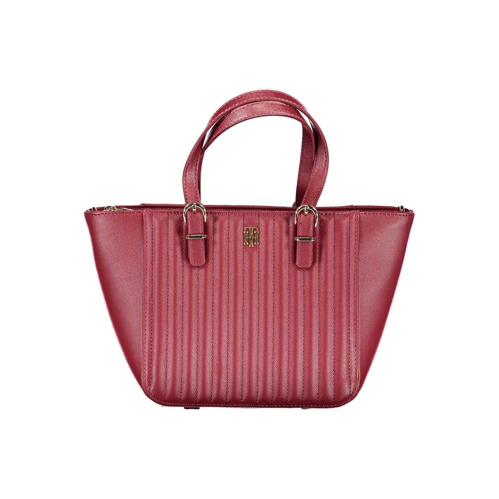 Tommy Hilfiger Red Polyethylene Handbag - ACCEXO