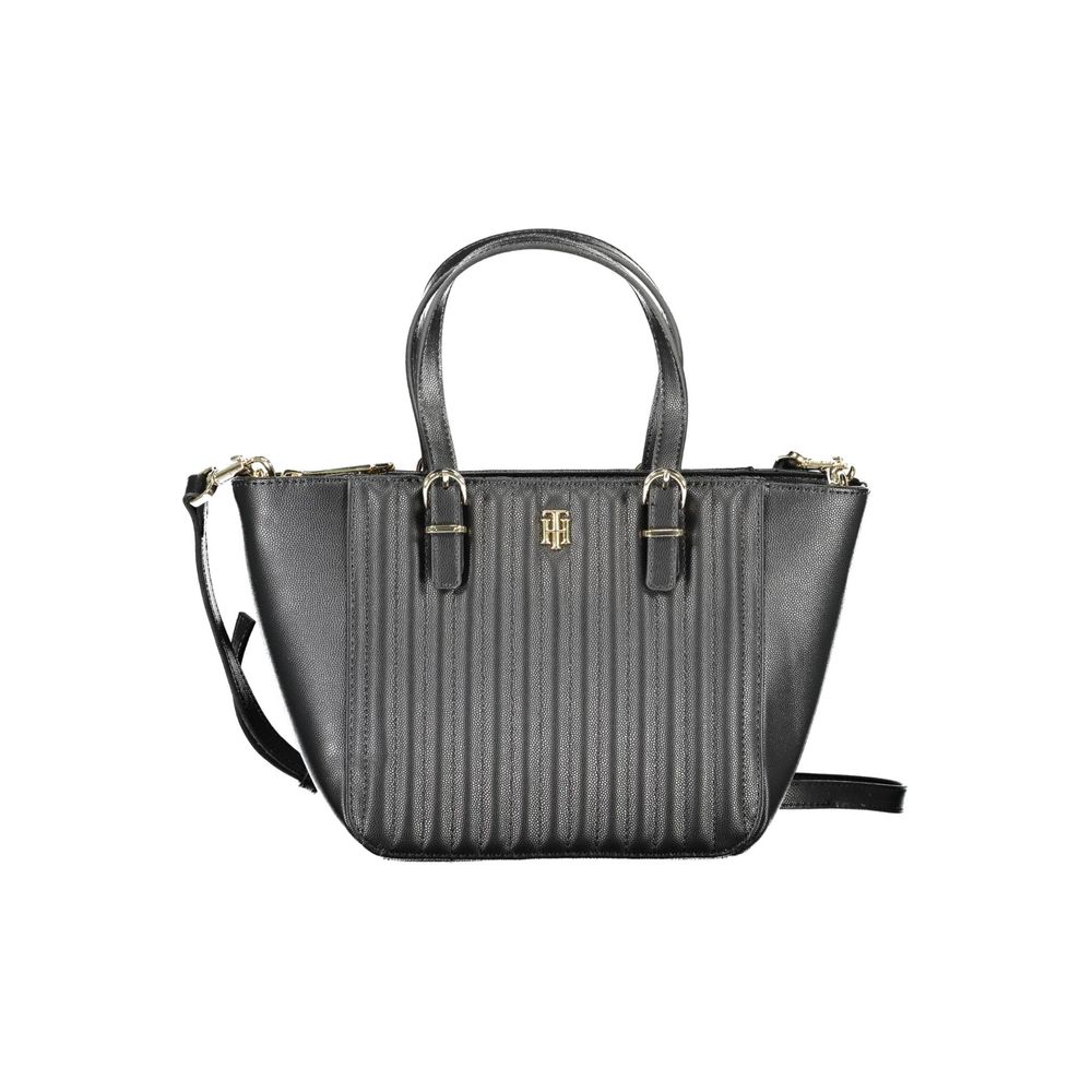 Tommy Hilfiger Black Polyethylene Handbag - ACCEXO