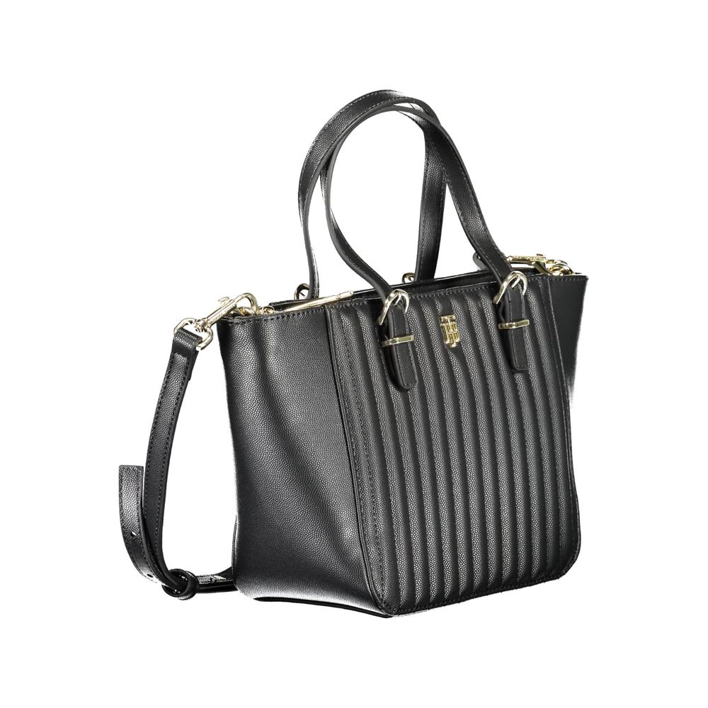 Tommy Hilfiger Black Polyethylene Handbag - ACCEXO