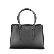 Calvin Klein Black Polyester Handbag - ACCEXO