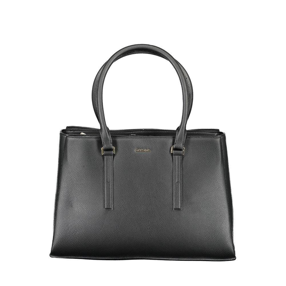 Calvin Klein Black Polyester Handbag - ACCEXO