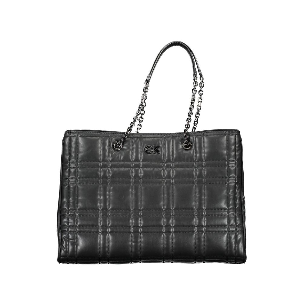 Calvin Klein Black Polyester Handbag - ACCEXO