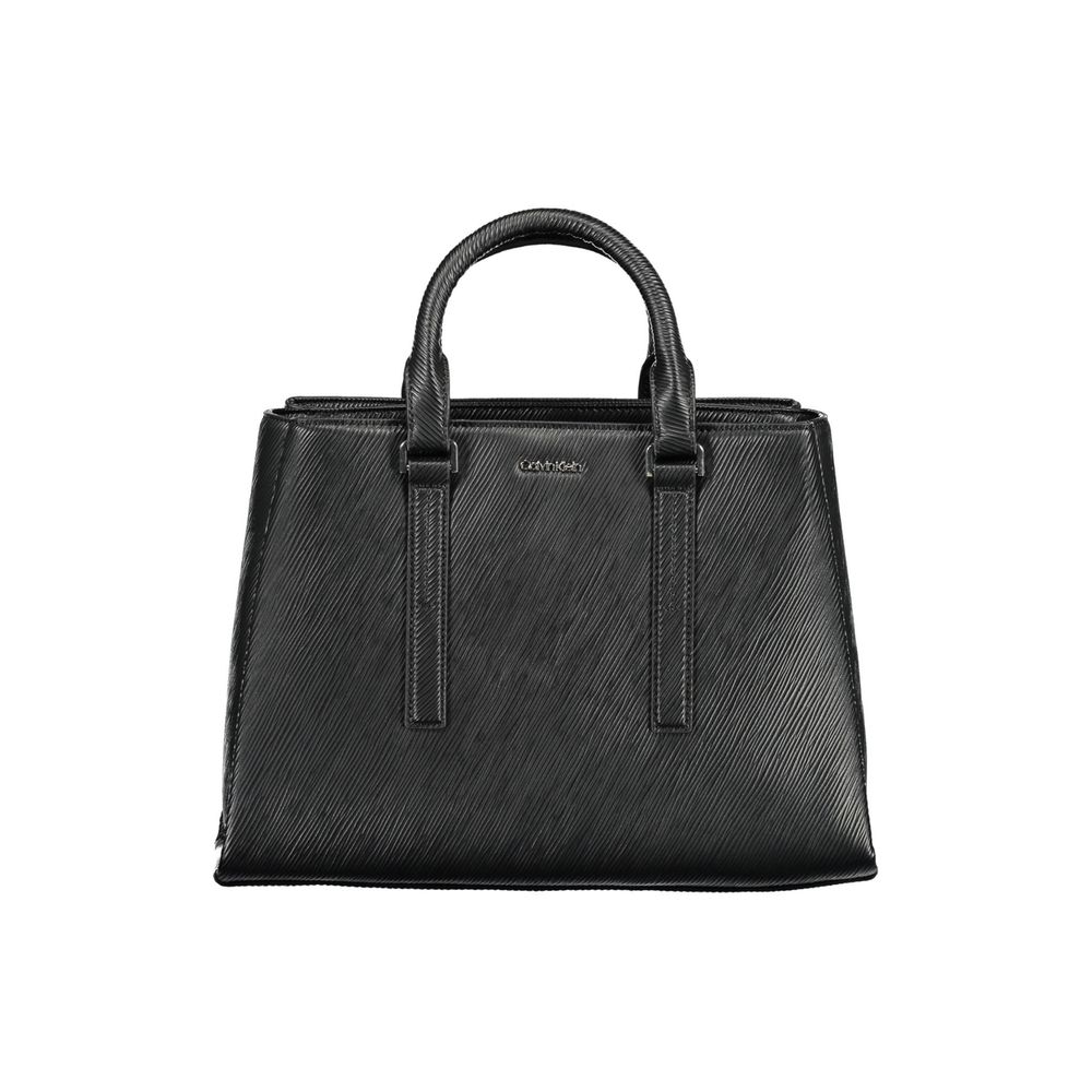 Calvin Klein Black Polyester Handbag - ACCEXO