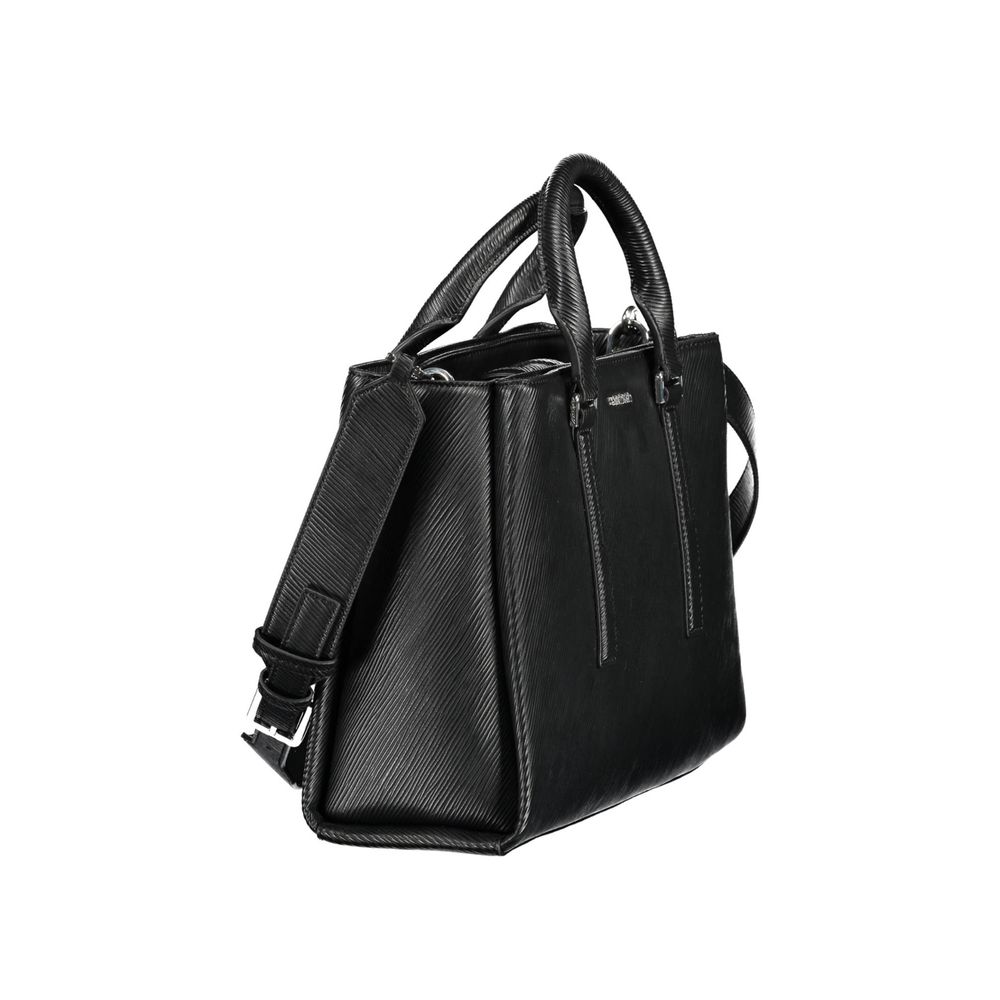 Calvin Klein Black Polyester Handbag - ACCEXO