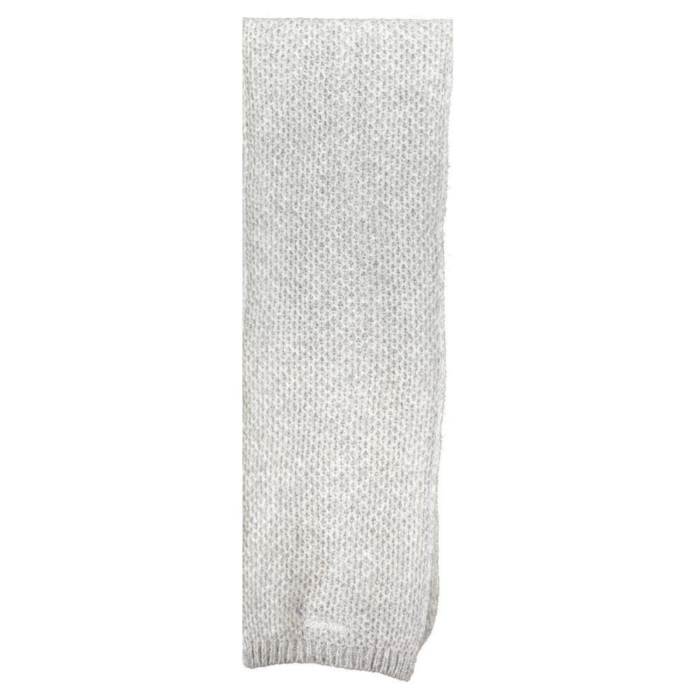 Calvin Klein Gray Alpaca Wool Scarf - ACCEXO
