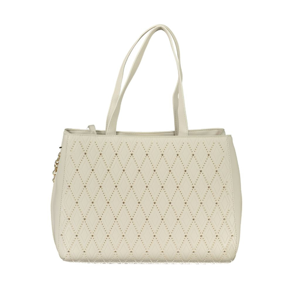 Mario Valentino White Polyethylene Handbag - ACCEXO