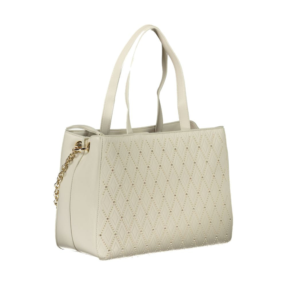 Mario Valentino White Polyethylene Handbag - ACCEXO