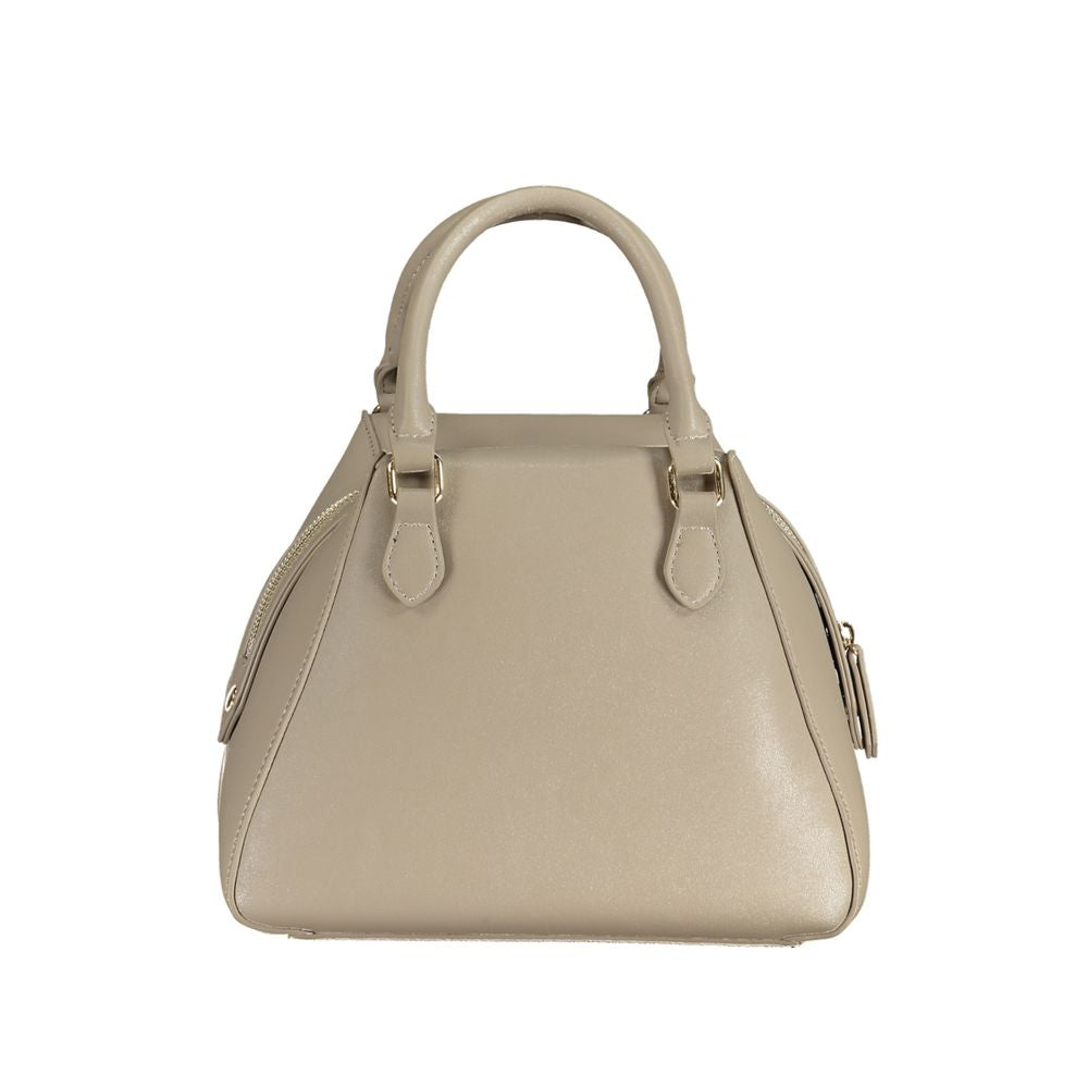 Mario Valentino Beige Polyethylene Handbag - ACCEXO