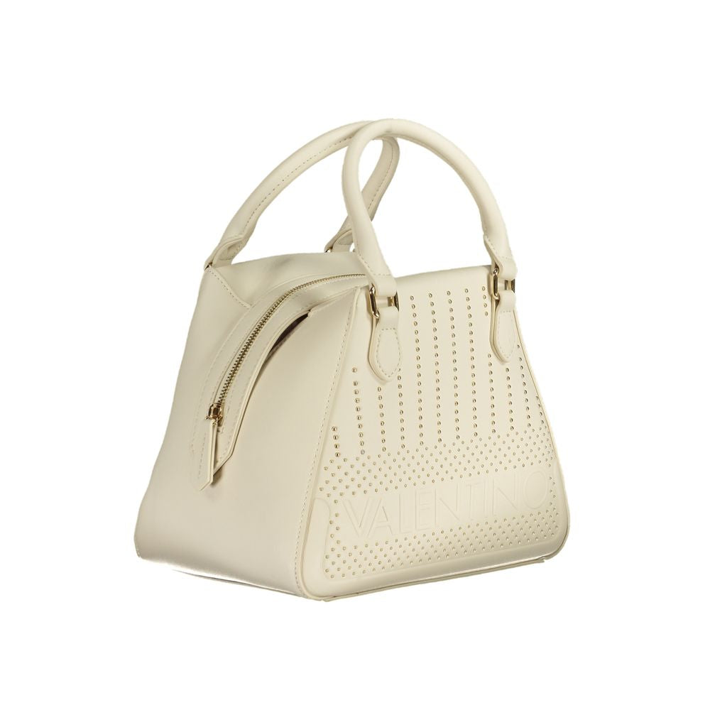 Mario Valentino White Polyethylene Handbag - ACCEXO