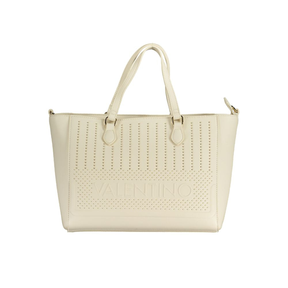 Mario Valentino White Polyethylene Handbag - ACCEXO