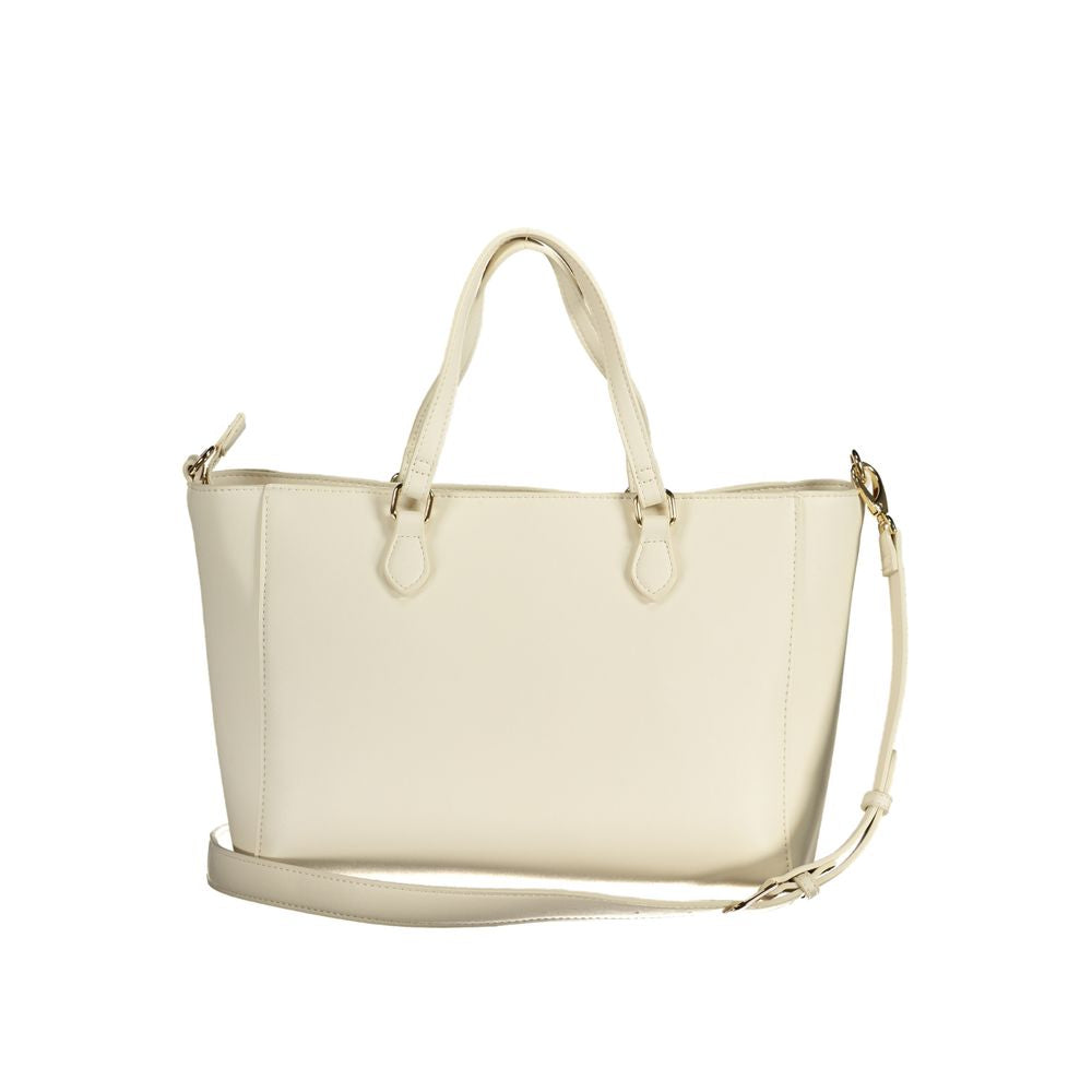 Mario Valentino White Polyethylene Handbag - ACCEXO