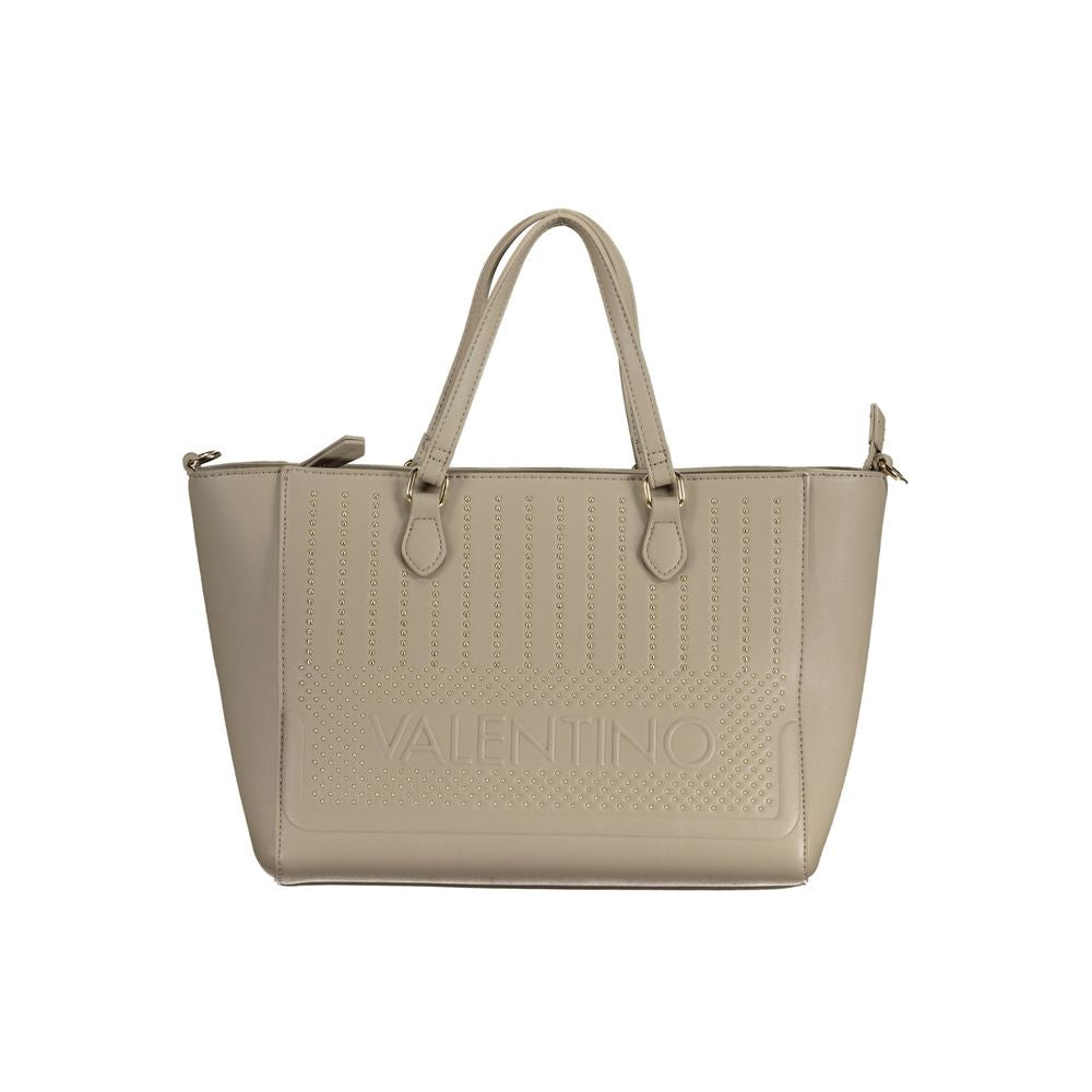 Mario Valentino Beige Polyethylene Handbag - ACCEXO