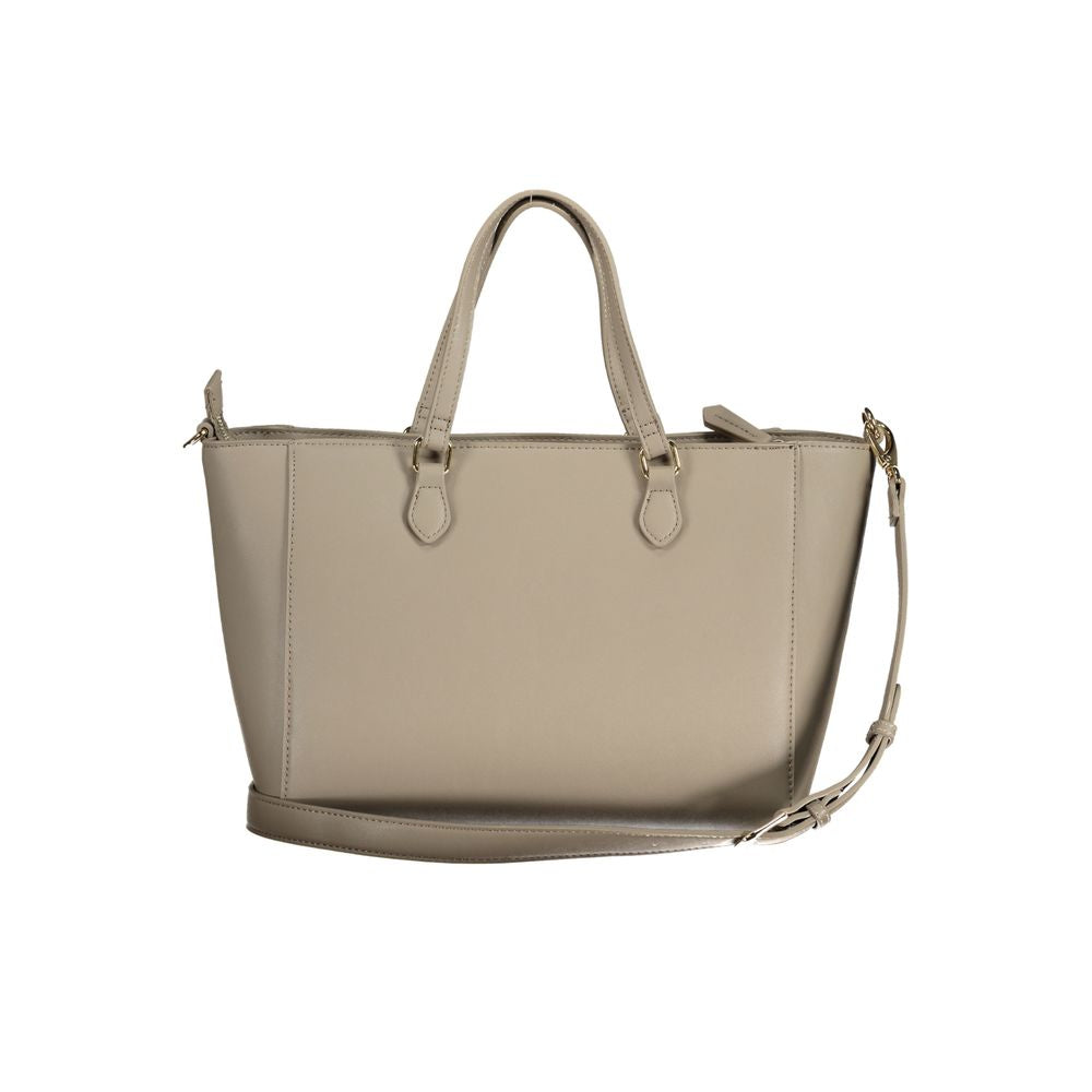 Mario Valentino Beige Polyethylene Handbag - ACCEXO