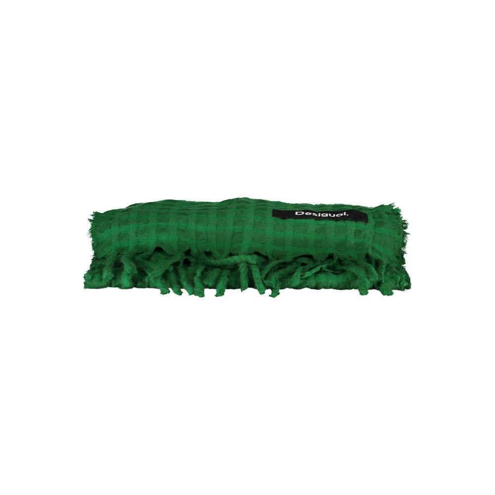 Desigual Green Polyester Scarf - ACCEXO